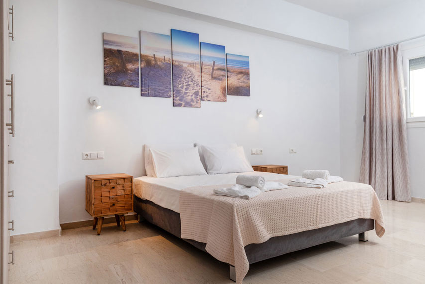 Naxian Asset Agios Arsenios - Bedroom with double bed